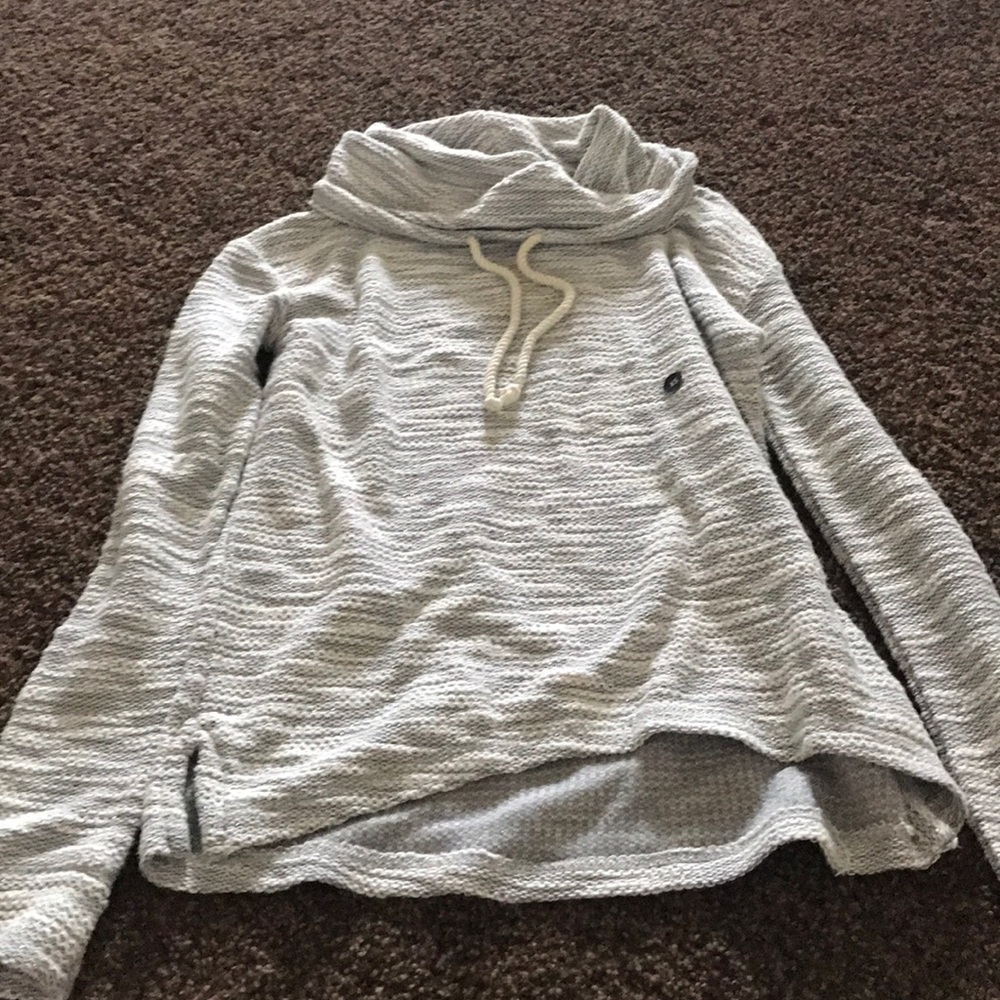 Cowl neck hoodie